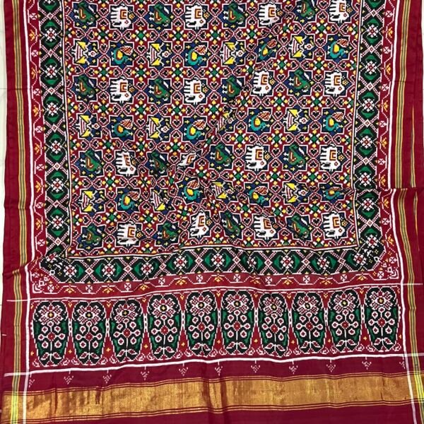 Animal Motifs Star Patan Patola Saree 2